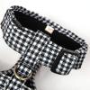 imageAngie and Allie Organic Cotton Dog HarnessNo Pull Pet Harness with Leash DRingAdjustable Soft Padded Dog VestComfortableSustainableBreathable and Stylish for Your Canine CompanionShepherd Black  White