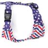 imageAngie and Allie Organic Cotton Dog HarnessNo Pull Pet Harness with Leash DRingAdjustable Soft Padded Dog VestComfortableSustainableBreathable and Stylish for Your Canine CompanionStars and Stripes
