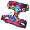 imageAngie and Allie Organic Cotton Dog HarnessNo Pull Pet Harness with Leash DRingAdjustable Soft Padded Dog VestComfortableSustainableBreathable and Stylish for Your Canine CompanionDream Fantasy