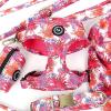 imageAngie and Allie Organic Cotton Dog HarnessNo Pull Pet Harness with Leash DRingAdjustable Soft Padded Dog VestComfortableSustainableBreathable and Stylish for Your Canine CompanionBlooms