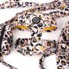 imageAngie and Allie Organic Cotton Dog HarnessNo Pull Pet Harness with Leash DRingAdjustable Soft Padded Dog VestComfortableSustainableBreathable and Stylish for Your Canine CompanionLeopard
