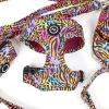 imageAngie and Allie Organic Cotton Dog HarnessNo Pull Pet Harness with Leash DRingAdjustable Soft Padded Dog VestComfortableSustainableBreathable and Stylish for Your Canine CompanionColorful Wildlife