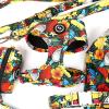 imageAngie and Allie Organic Cotton Dog HarnessNo Pull Pet Harness with Leash DRingAdjustable Soft Padded Dog VestComfortableSustainableBreathable and Stylish for Your Canine CompanionCoconuts