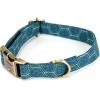 imagePersonalized Dog Collar with Name and Phone Number EngravedAdjustable Custom Puppy CollarOrganic Cotton Pet Collar for Small Medium Large Boy Girl DogsHoneycomb