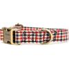 imagePersonalized Dog Collar with Name and Phone Number EngravedAdjustable Custom Puppy CollarOrganic Cotton Pet Collar for Small Medium Large Boy Girl DogsShepherd 2 Tone