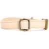 imagePersonalized Dog Collar with Name and Phone Number EngravedAdjustable Custom Puppy CollarOrganic Cotton Pet Collar for Small Medium Large Boy Girl DogsBeige