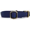 imagePersonalized Dog Collar with Name and Phone Number EngravedAdjustable Custom Puppy CollarOrganic Cotton Pet Collar for Small Medium Large Boy Girl DogsRoyal Blue