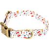 imagePersonalized Dog Collar with Name and Phone Number EngravedAdjustable Custom Puppy CollarOrganic Cotton Pet Collar for Small Medium Large Boy Girl DogsLove Canada