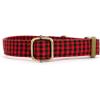 imagePersonalized Dog Collar with Name and Phone Number EngravedAdjustable Custom Puppy CollarOrganic Cotton Pet Collar for Small Medium Large Boy Girl DogsShepherd Red