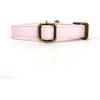 imagePersonalized Dog Collar with Name and Phone Number EngravedAdjustable Custom Puppy CollarOrganic Cotton Pet Collar for Small Medium Large Boy Girl DogsPink
