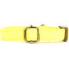 imagePersonalized Dog Collar with Name and Phone Number EngravedAdjustable Custom Puppy CollarOrganic Cotton Pet Collar for Small Medium Large Boy Girl DogsLemon