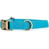 imagePersonalized Dog Collar with Name and Phone Number EngravedAdjustable Custom Puppy CollarOrganic Cotton Pet Collar for Small Medium Large Boy Girl DogsPeacock Blue