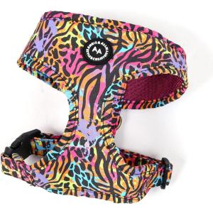 imageAngie and Allie Organic Cotton Dog HarnessNo Pull Pet Harness with Leash DRingAdjustable Soft Padded Dog VestComfortableSustainableBreathable and Stylish for Your Canine CompanionColorful Wildlife