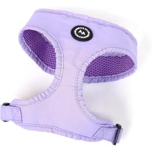imageAngie and Allie Organic Cotton Dog HarnessNo Pull Pet Harness with Leash DRingAdjustable Soft Padded Dog VestComfortableSustainableBreathable and Stylish for Your Canine CompanionLavender