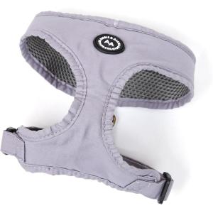 imageAngie and Allie Organic Cotton Dog HarnessNo Pull Pet Harness with Leash DRingAdjustable Soft Padded Dog VestComfortableSustainableBreathable and Stylish for Your Canine CompanionLight Grey