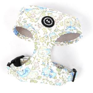 imageAngie and Allie Organic Cotton Dog HarnessNo Pull Pet Harness with Leash DRingAdjustable Soft Padded Dog VestComfortableSustainableBreathable and Stylish for Your Canine CompanionVintage Rose Blue