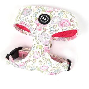 imageAngie and Allie Organic Cotton Dog HarnessNo Pull Pet Harness with Leash DRingAdjustable Soft Padded Dog VestComfortableSustainableBreathable and Stylish for Your Canine CompanionVintage Rose Pink
