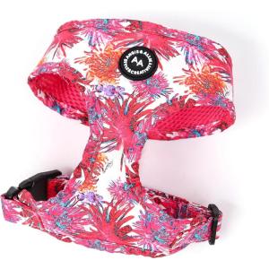 imageAngie and Allie Organic Cotton Dog HarnessNo Pull Pet Harness with Leash DRingAdjustable Soft Padded Dog VestComfortableSustainableBreathable and Stylish for Your Canine CompanionBlooms