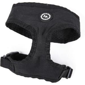 imageAngie and Allie Organic Cotton Dog HarnessNo Pull Pet Harness with Leash DRingAdjustable Soft Padded Dog VestComfortableSustainableBreathable and Stylish for Your Canine CompanionBlack