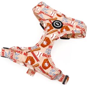 imageAngie and Allie Organic Cotton Dog HarnessNo Pull Pet Harness with Leash DRingAdjustable Soft Padded Dog VestComfortableSustainableBreathable and Stylish for Your Canine CompanionBaseball