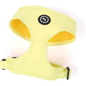 imageAngie and Allie Organic Cotton Dog HarnessNo Pull Pet Harness with Leash DRingAdjustable Soft Padded Dog VestComfortableSustainableBreathable and Stylish for Your Canine CompanionLemon