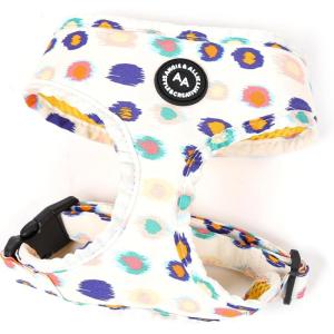 imageAngie and Allie Organic Cotton Dog HarnessNo Pull Pet Harness with Leash DRingAdjustable Soft Padded Dog VestComfortableSustainableBreathable and Stylish for Your Canine CompanionColorful Leopard