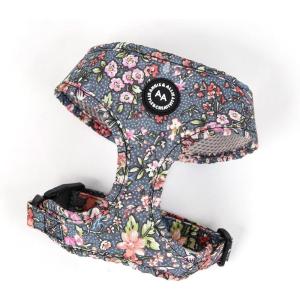imageAngie and Allie Organic Cotton Dog HarnessNo Pull Pet Harness with Leash DRingAdjustable Soft Padded Dog VestComfortableSustainableBreathable and Stylish for Your Canine CompanionBouquet Grey