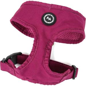 imageAngie and Allie Organic Cotton Dog HarnessNo Pull Pet Harness with Leash DRingAdjustable Soft Padded Dog VestComfortableSustainableBreathable and Stylish for Your Canine CompanionWine