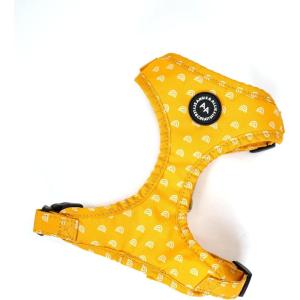 imageAngie and Allie Organic Cotton Dog HarnessNo Pull Pet Harness with Leash DRingAdjustable Soft Padded Dog VestComfortableSustainableBreathable and Stylish for Your Canine CompanionHobo Rainbow