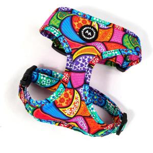 imageAngie and Allie Organic Cotton Dog HarnessNo Pull Pet Harness with Leash DRingAdjustable Soft Padded Dog VestComfortableSustainableBreathable and Stylish for Your Canine CompanionDream Fantasy