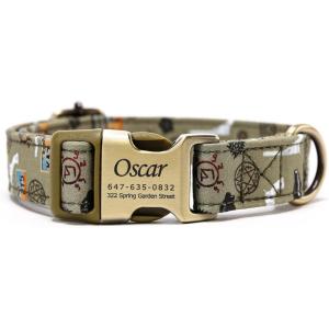 imagePersonalized Dog Collar with Name and Phone Number EngravedAdjustable Custom Puppy CollarOrganic Cotton Pet Collar for Small Medium Large Boy Girl DogsSupernatural