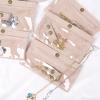 imageAngelinas Palace Medium 6PCS Velvet Jewelry Pouches Travel Jewelry Organizer Portable Storage Bag for Necklaces Bracelets Watches RingsBeige
