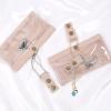 imageAngelinas Palace Medium 6PCS Velvet Jewelry Pouches Travel Jewelry Organizer Portable Storage Bag for Necklaces Bracelets Watches RingsBeige