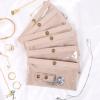 imageAngelinas Palace Medium 6PCS Velvet Jewelry Pouches Travel Jewelry Organizer Portable Storage Bag for Necklaces Bracelets Watches RingsBeige
