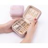 imageAngelinas Palace Personalized Italian Velvet Jewelry Case With Name Necklace Ring Storage Box Monogram Travel Jewelry Organizer Wedding Party Bridesmaid Gift for HerBaby pink