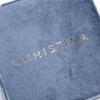 imageAngelinas Palace Personalized Italian Velvet Jewelry Case With Name Necklace Ring Storage Box Monogram Travel Jewelry Organizer Wedding Party Bridesmaid Gift for HerSteel Blue