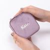 imageAngelinas Palace Personalized Italian Velvet Jewelry Case With Name Necklace Ring Storage Box Monogram Travel Jewelry Organizer Wedding Party Bridesmaid Gift for HerLilac