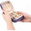 imageAngelinas Palace Personalized Italian Velvet Jewelry Case With Name Necklace Ring Storage Box Monogram Travel Jewelry Organizer Wedding Party Bridesmaid Gift for HerPurple