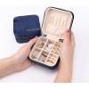 imageAngelinas Palace Personalized Italian Velvet Jewelry Case With Name Necklace Ring Storage Box Monogram Travel Jewelry Organizer Wedding Party Bridesmaid Gift for HerRoyal Blue