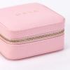 imageAngelinas Palace Personalized Jewelry Case with Name EngravedCustom Leather Travel Jewelry Organizer Box for RingsEarringsNecklacesBirthday Bridesmaid Gift For Women GirlsBaby Pink
