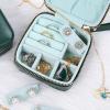 imageAngelinas Palace Personalized Jewelry Case with Name EngravedCustom Leather Travel Jewelry Organizer Box for RingsEarringsNecklacesBirthday Bridesmaid Gift For Women GirlsNori