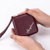 imageAngelinas Palace Personalized Jewelry Case with Name EngravedCustom Leather Travel Jewelry Organizer Box for RingsEarringsNecklacesBirthday Bridesmaid Gift For Women GirlsCherry