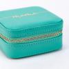 imageAngelinas Palace Personalized Jewelry Case with Name EngravedCustom Leather Travel Jewelry Organizer Box for RingsEarringsNecklacesBirthday Bridesmaid Gift For Women GirlsTeal