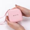 imageAngelinas Palace Personalized Jewelry Case with Name EngravedCustom Leather Travel Jewelry Organizer Box for RingsEarringsNecklacesBirthday Bridesmaid Gift For Women GirlsBaby Pink