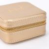 imageAngelinas Palace Personalized Jewelry Case with Name EngravedCustom Leather Travel Jewelry Organizer Box for RingsEarringsNecklacesBirthday Bridesmaid Gift For Women GirlsGold