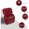 imageAngelinas Palace Jewelry Organizer Boxes for Women GirlsEiger Small Travel Jewelry Case Storage Bag with Detachable Necklace Earring Bracelet Ring PouchesBohemian BlissDiamond Red
