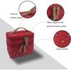 imageAngelinas Palace Jewelry Organizer Boxes for Women GirlsEiger Small Travel Jewelry Case Storage Bag with Detachable Necklace Earring Bracelet Ring PouchesBohemian BlissDiamond Red