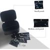 imageAngelinas Palace Jewelry Organizer Boxes for Women GirlsEiger Small Travel Jewelry Case Storage Bag with Detachable Necklace Earring Bracelet Ring PouchesBohemian BlissMemory Black