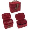 imageAngelinas Palace Jewelry Organizer Boxes for Women GirlsEiger Small Travel Jewelry Case Storage Bag with Detachable Necklace Earring Bracelet Ring PouchesBohemian BlissDiamond Red