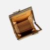 imageAngelinas Palace Carpet Wallet Vintage Kiss Lock ID PouchClasp Card HolderBouquets Black